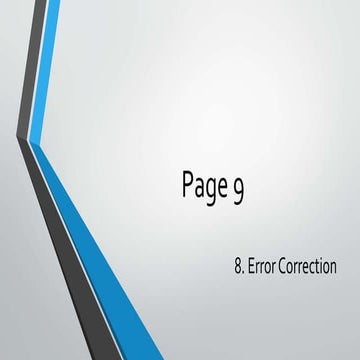 Page 411 error correction | PPTX