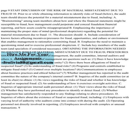 page 9 STAFF DISCUSSION OF THE RISK OF MATERIAL MISSTATEMENT DUE T.pdf