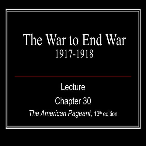 Pageant 13th Ch 30 lecture