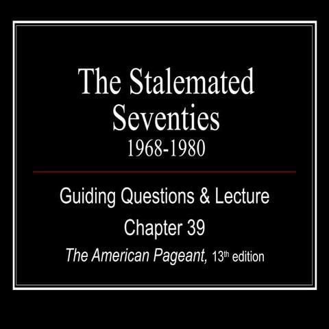 Pageant 13th Ch 39 lecture