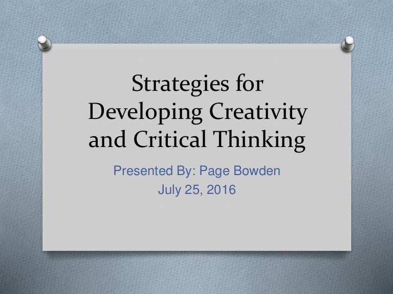 Critical thinking: why is it so hard to teach image