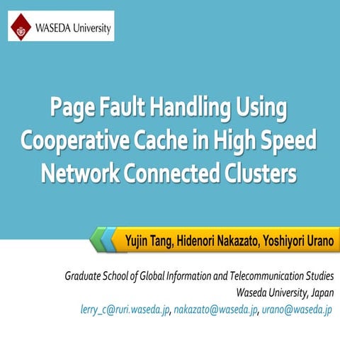 Presentation July 22nd