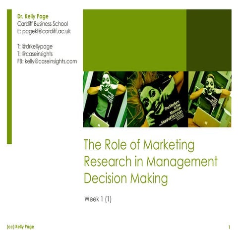 Applied Marketing Research: An Introduction