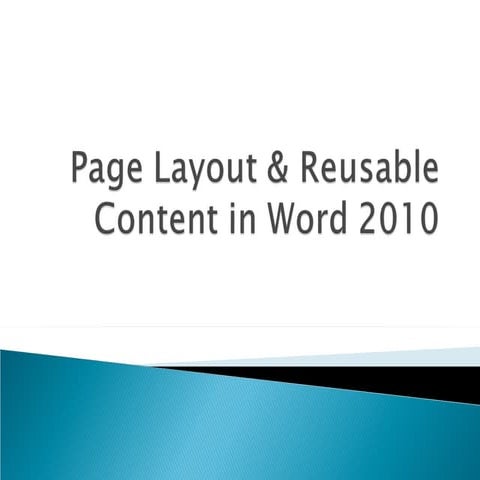 Page layout | PPT