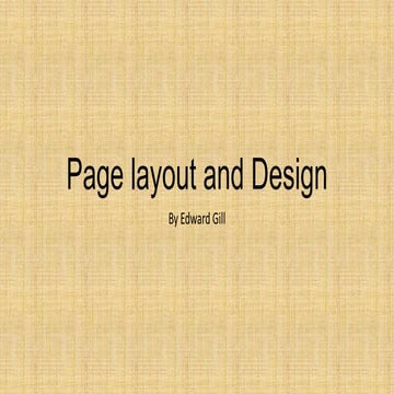 Page Layout And Design Principles | PPTX