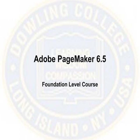 Pagemaker6.5 ppt