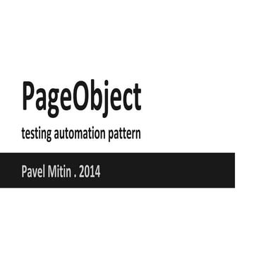 PageObject | PDF | Web Design and HTML | Internet