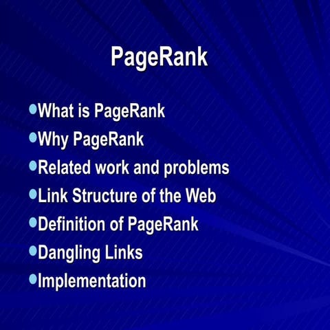 Page Rank 1