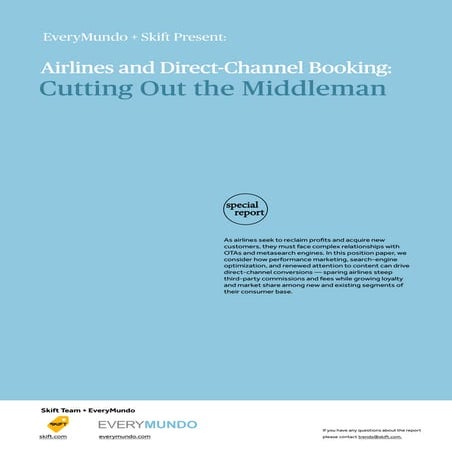 Free Report: Airlines and Direct-Channel Booking: Cutting out the Middle Man