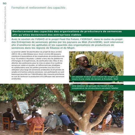 Strengthening seed producers organizations to become viable enterprises (French)