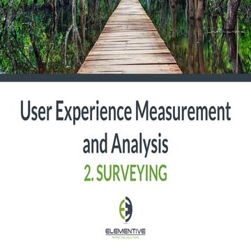 User Experience Measurement and Analysis: Surveying