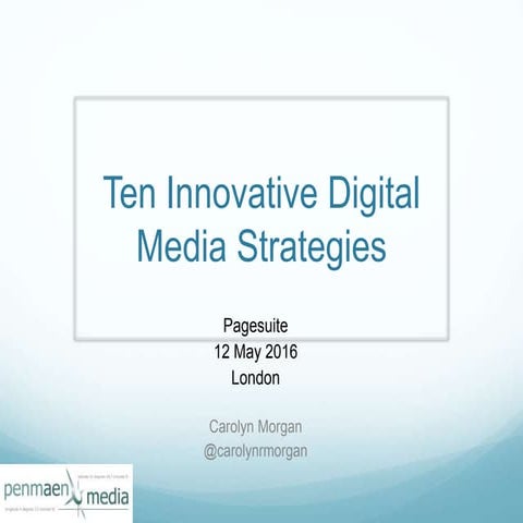The new digital media ecosystem | PDF