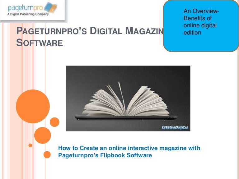 Pageturnpro’s digital magazine software