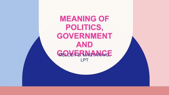 Philippine Administrative Thought and Institutions pptx | PPT