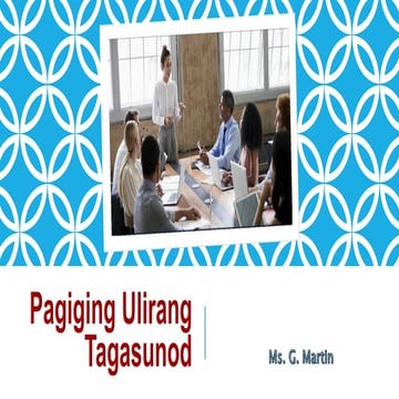 Pagiging ulirang tagasunod | PPTX