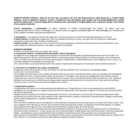 Arquitectura i pintura gòtica , part de l'arquitectura romànica 