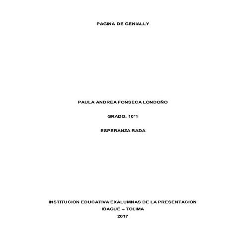 Pagina de genially