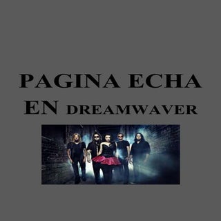 Pagina echa en dreamwaver