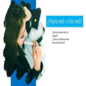 Pagina o sitio web ¿Qué le conviene más a mi negocio?