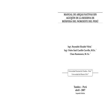 Abejas Nativas sin aguijón