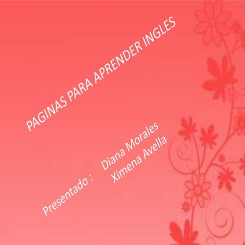 Paginas de ingles