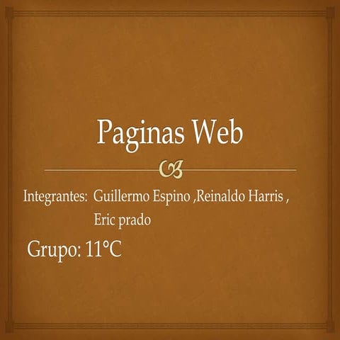 Paginas web definicion