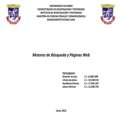 Paginas web y motores de busqueda