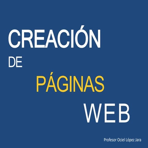 Construcción página web