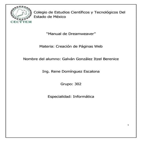 Paginas web dreamweaver