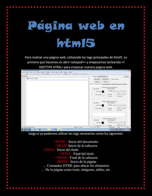 Pagina web html5