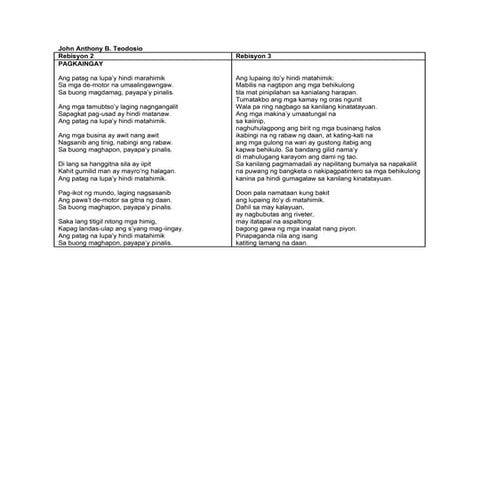 Ang ritwal | DOCX
