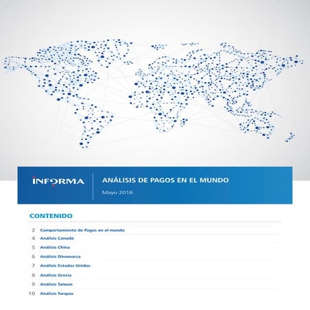 Análisis de pagos en el mundo. Mayo 2016 