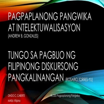 PAGPAPLANONG PANGWIKA AT INTELEKTUWALISASYON.pdf