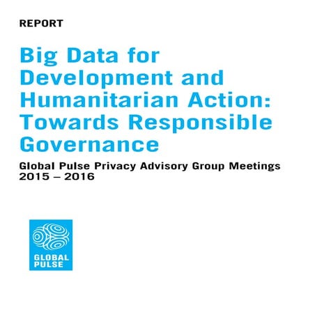 Big Data for Development and Humanitarian Action: Towards Responsible Governa...
