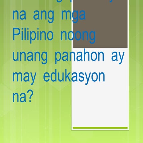 Pagsamba ng mga sinaunang pilipino