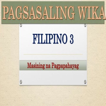 Pagsasaling wika ppt