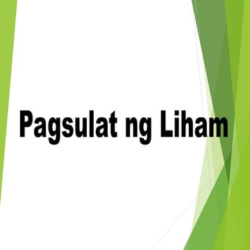 Pagsulat ng Liham