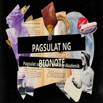 Bionote | PPTX