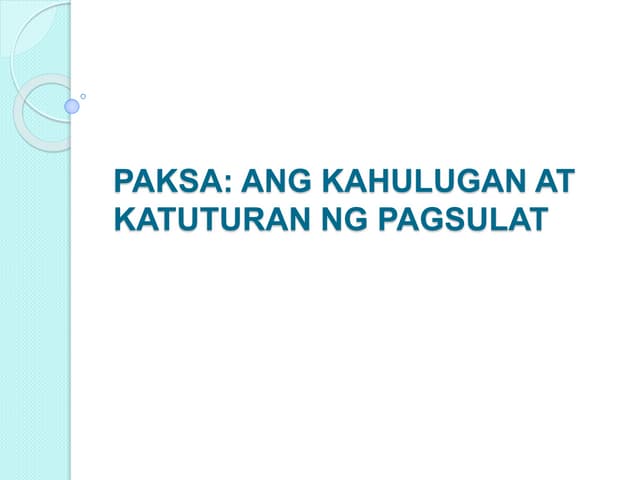 Pagsulat
