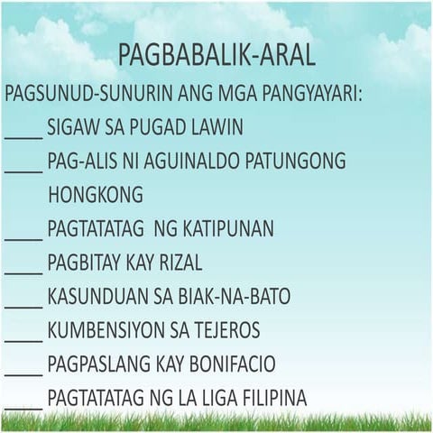 Pagtatatag ng unang republika