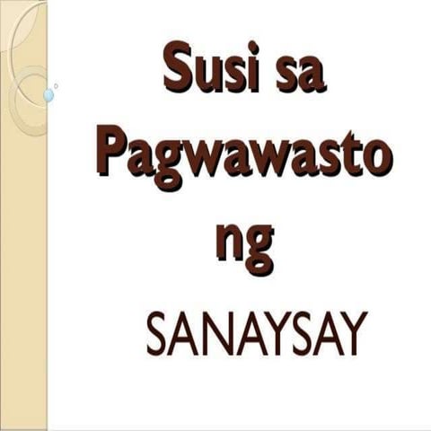 Pagwawasto ng sanaysay