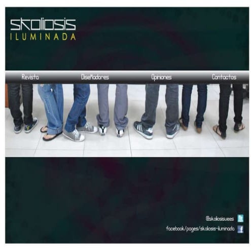 Pagina web Skoliosis iluminada Valeria Dìaz