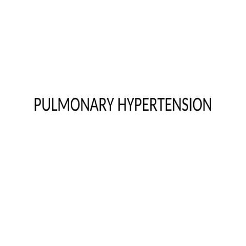 pulmonary arterialhypertensionaproach.ppt