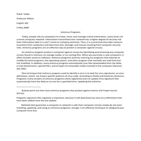 Pahdi  yadav antivirus