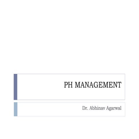 Pah management