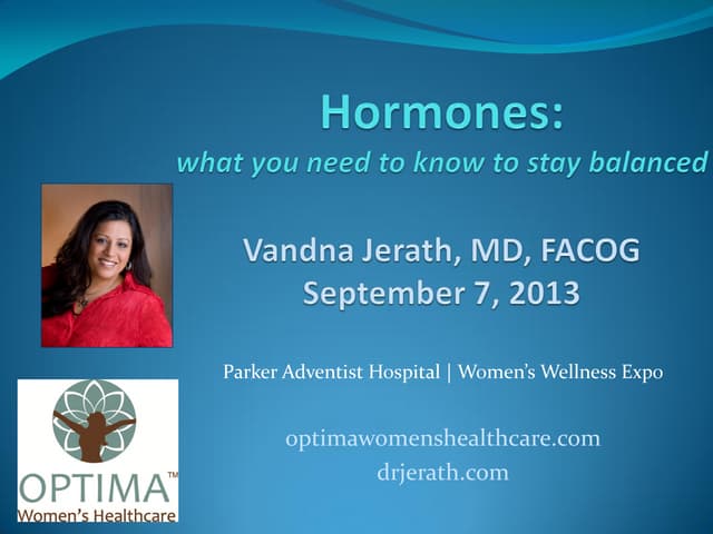 Hormones: what women need to know t...