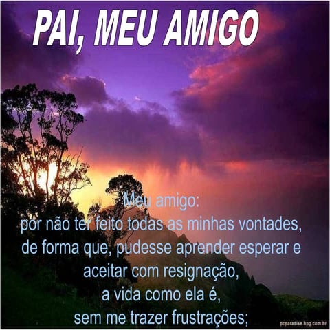 Pai meu amigo 1