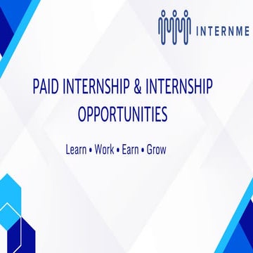 paid internship and unpaid internship with internme | PDF