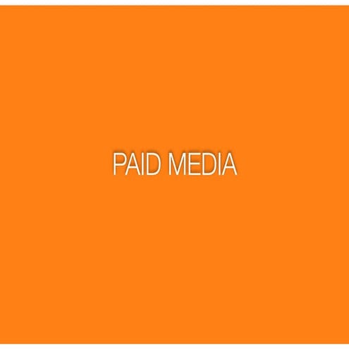 Paid Media Process & Strategy