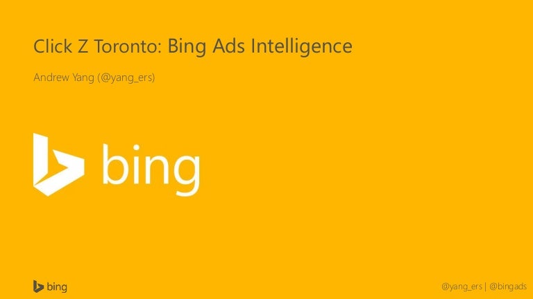 bing ads intelligence